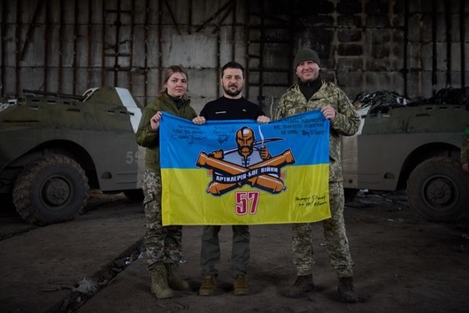 Володимир Зеленски посети войниците от фронта край Бахмут