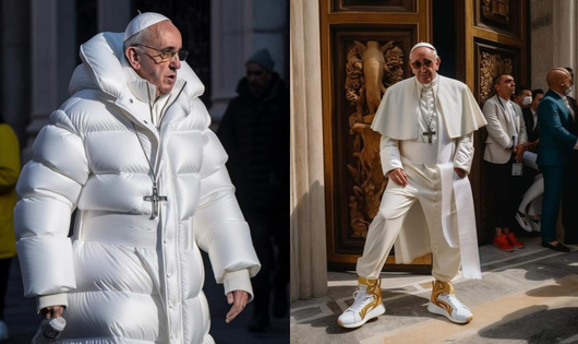 Папа Франциск - модна икона? AI-генератор "облече" Светия отец в пухено яке и кецове