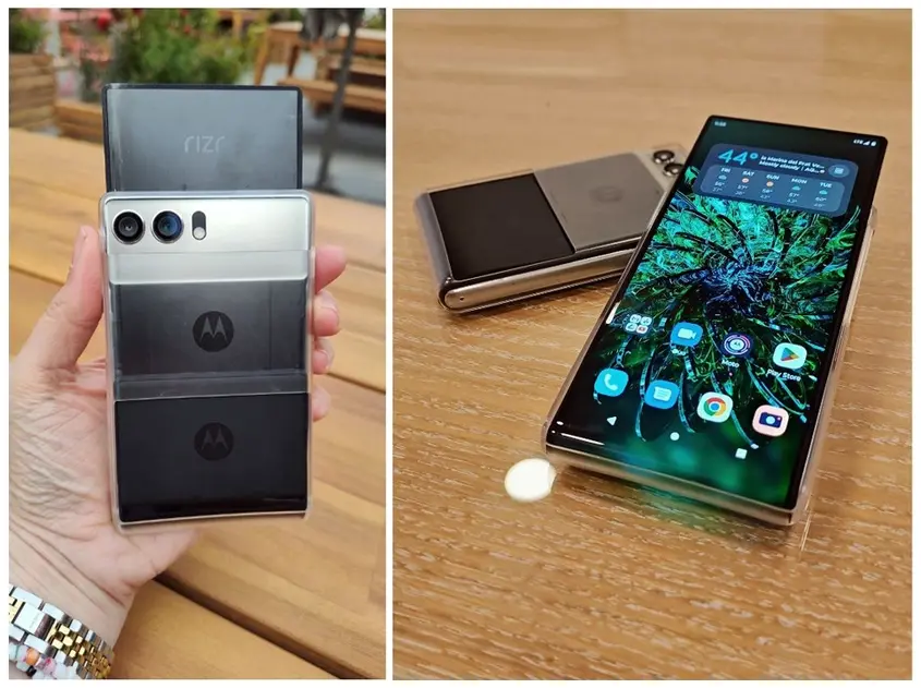 Първият прототип на разгъващ се смартфон: Какво знаем за Motorola Rizr