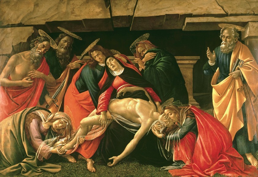 Опяване на мъртвия Христос, Сандро Ботичели