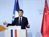 Френският президент Еманюел Макрон на посещение в Китай