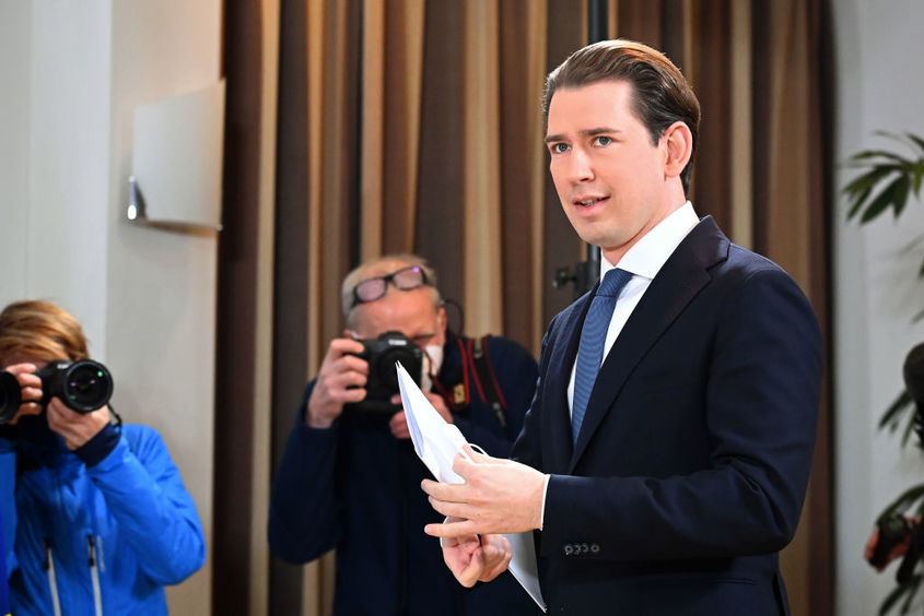 Бившият премиер на Австрия Себастиан Курц отива на съд заради лъжесвидетелстване
