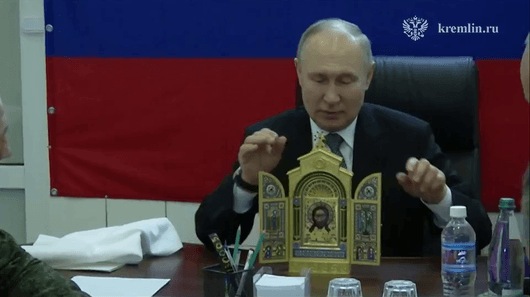 Изненадващо посещение на Владимир Путин в окупираните територии в Украйна