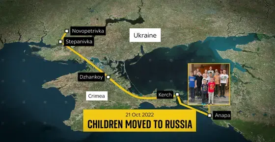 По следите на депортираните деца от Украйна