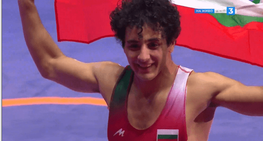 Българският състезател Едмонд Назарян стана европейски шампион по борба в