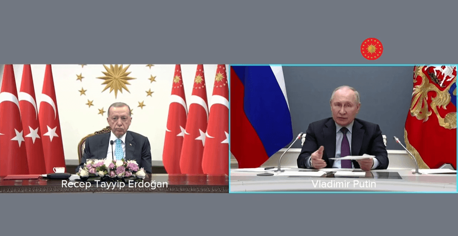 Болният Ердоган и заплашеният с арест Путин се появиха виртуално на церемония за АЕЦ "Аккую" 