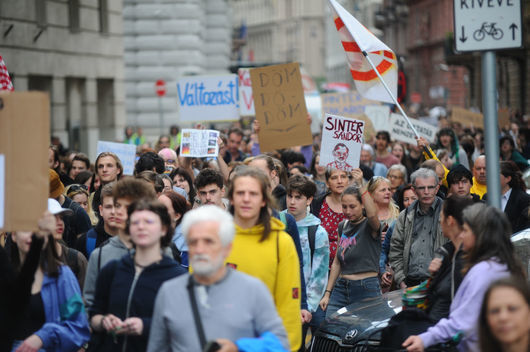 Няколко хиляди души протестираха в Будапеща срещу планиран законопроект за