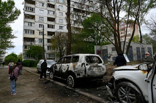 Русия нанесе нова атака срещу Киев в първите часове на 9 май