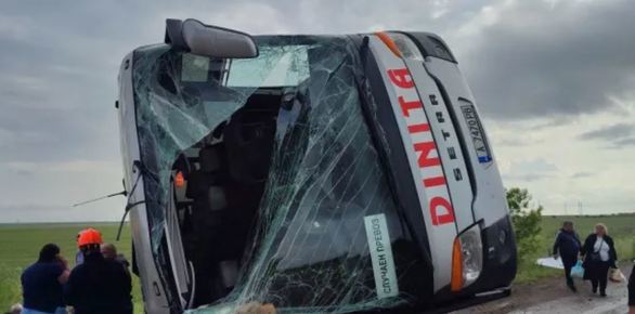 Автобус катастрофира на магистрала Тракия в посока Бургас