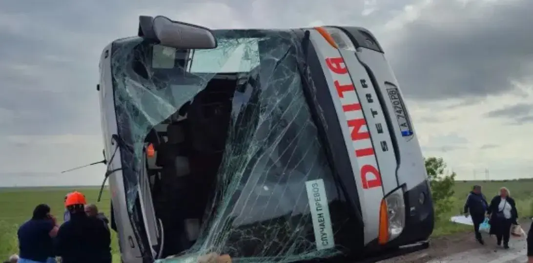 Автобус катастрофира на магистрала Тракия в посока Бургас