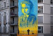 Френският графити артист, който даде сърцето си на Украйна