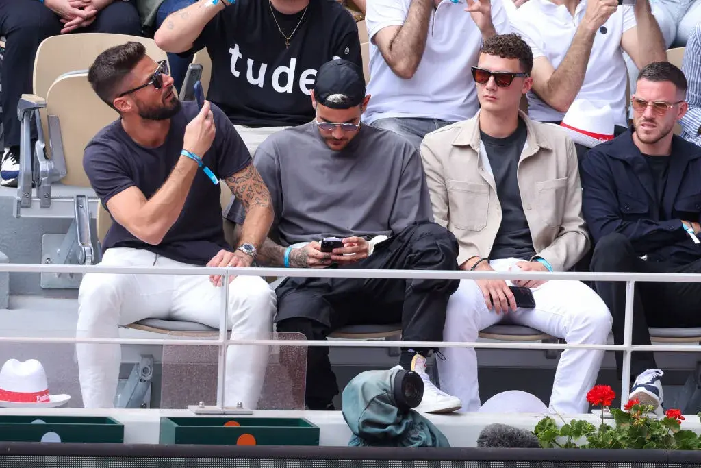 Оливие Жиру и Тео Ернандес 