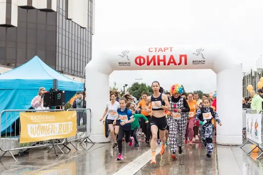 Пролетният дъжд не охлади ентусиазма на участничките в Bioderma Women's Run