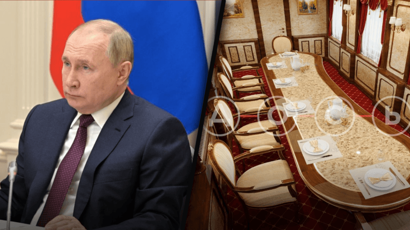 Как изглежда влакът на Путин с фитнес зала и салон за красота, който струва 68 млн. евро на руснаците