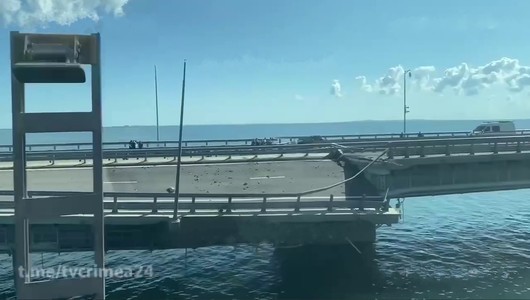 Кримският мост е взривен за втори път