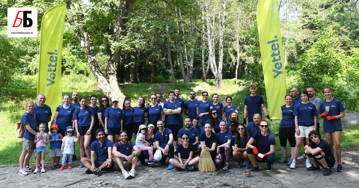 Доброволци от Yettel дадоха нов свеж облик на популярното място