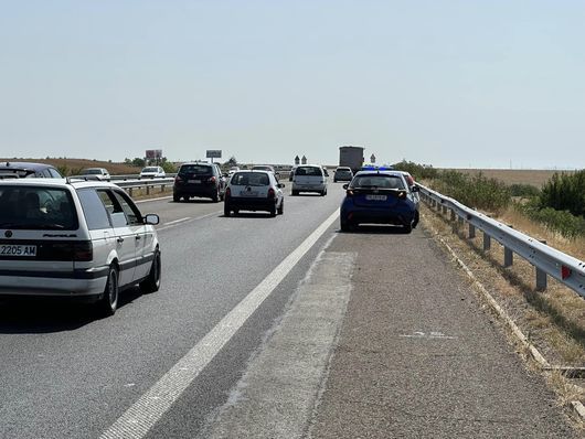 Движението по автомагистрала Тракия е затруднено в обедните часове в