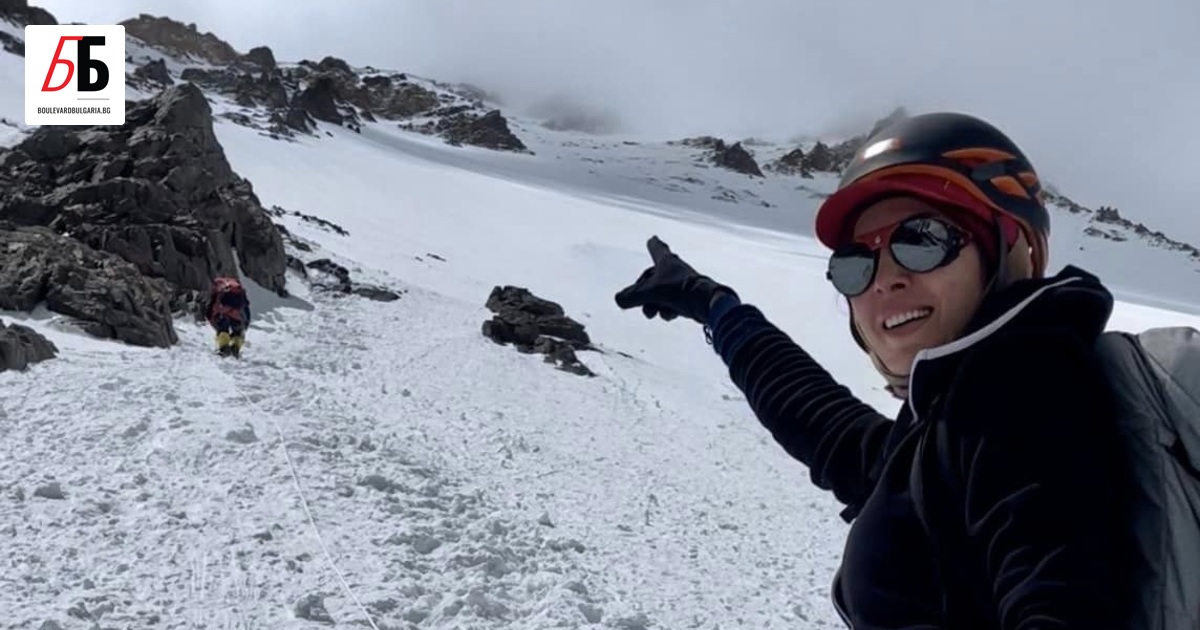Алпинистката Силвия Аздреева стана първата българка, която успява да изкачи