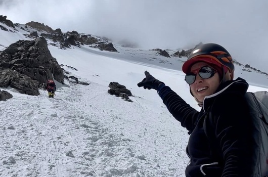 Алпинистката Силвия Аздреева стана първата българка която успява да изкачи