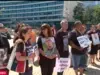 Снимка от националния протест на близките на загиналите от катастрофи