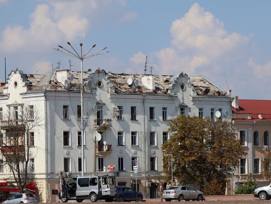 В северния украиниски град Чернигов е обявен тридневен траур след