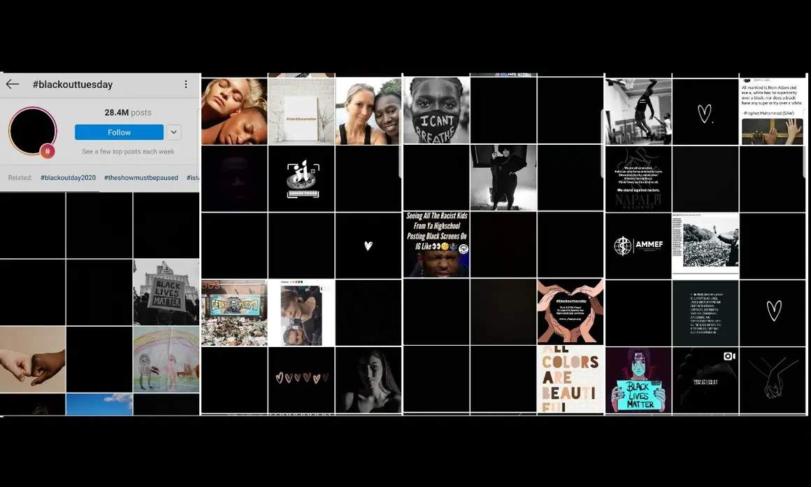 Денят, в който черните квадрати превзеха Instagram 