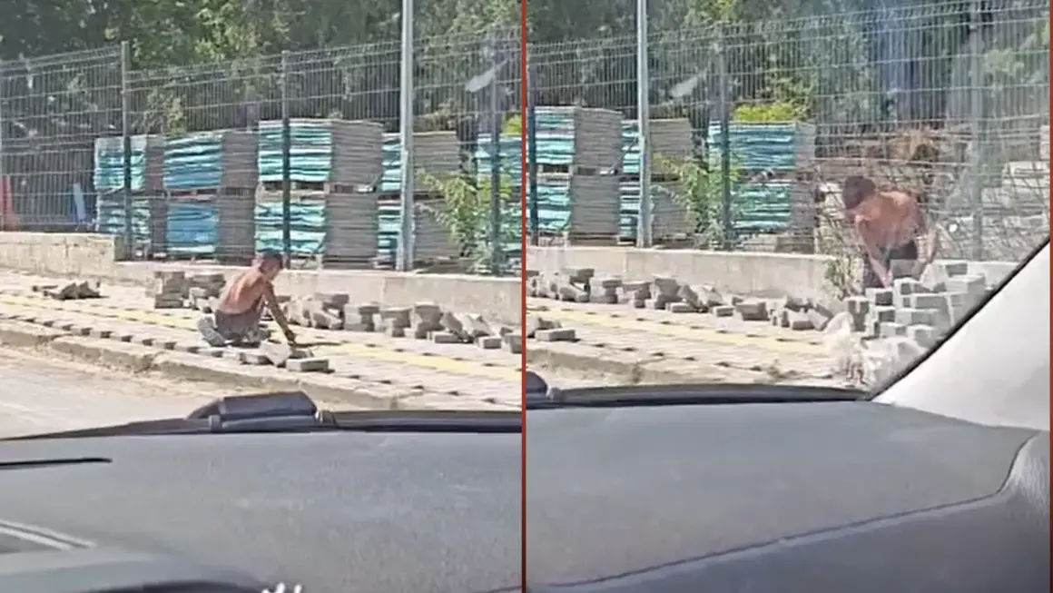 Проверката за детето, заснето да реди павета в София, освети още нарушения