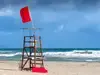 Плаж спасител red flag