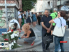 Снимка от протестното бдение в София в памет на убитото 15-годишно момче