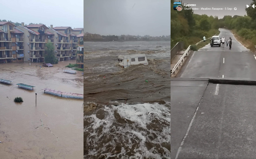 Двама души загинаха след наводненията в Царево (обновена)