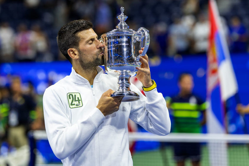 Джокович триумфира на US Open и изравни абсолютния рекорд с 24 мейджър титли