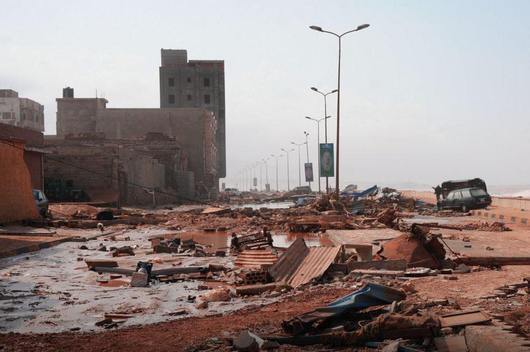 Бурята Даниел която потопи част от Гърция връхлетя и Либия Съобщава