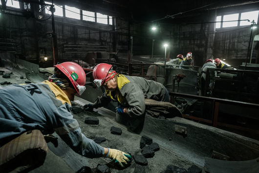 Въглища добити в незаконно анексираните от Русия райони на Украйна