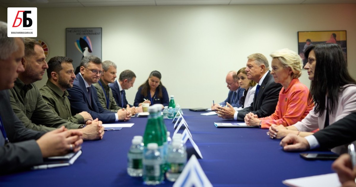 Украинският президент Володимир Зеленски се срещна с българския вицепремиер Мария
