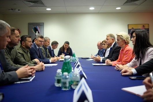 Украинският президент Володимир Зеленски се срещна с българския вицепремиер Мария