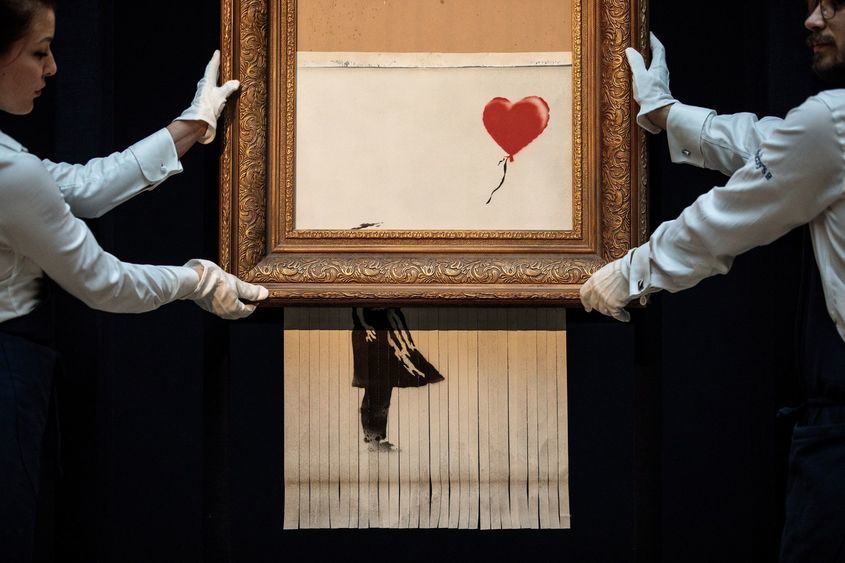 Girl With Balloon, Banksy