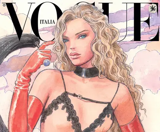 VOGUE без фотосесии? Да, това е януарският брой