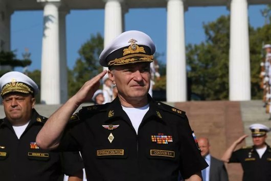 Командирът на руския Черноморския флот адмирал Виктор Соколов е