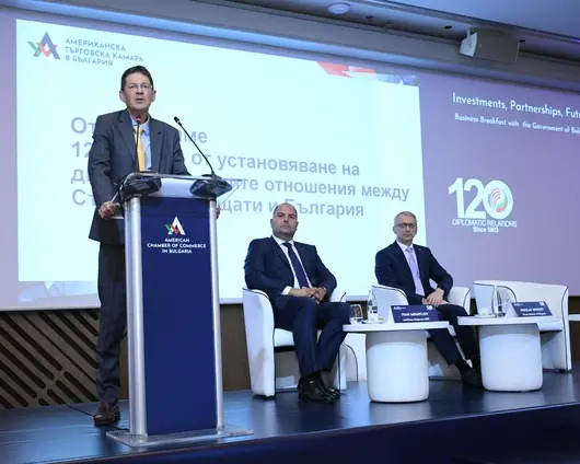 Компании от САЩ са на 4-то място сред преките инвеститори в България