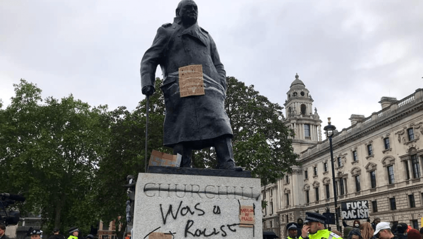 Как Чърчил стана "расист": Размириците отвъд Океана преляха в Западна Европа
