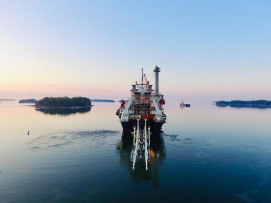 Китайски кораб може да е виновникът за повредената газова връзка между Финландия и Естония