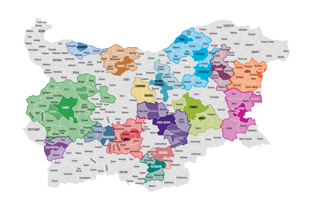 16 града държат 80% от производството в България. В тях е 3/4 от населението