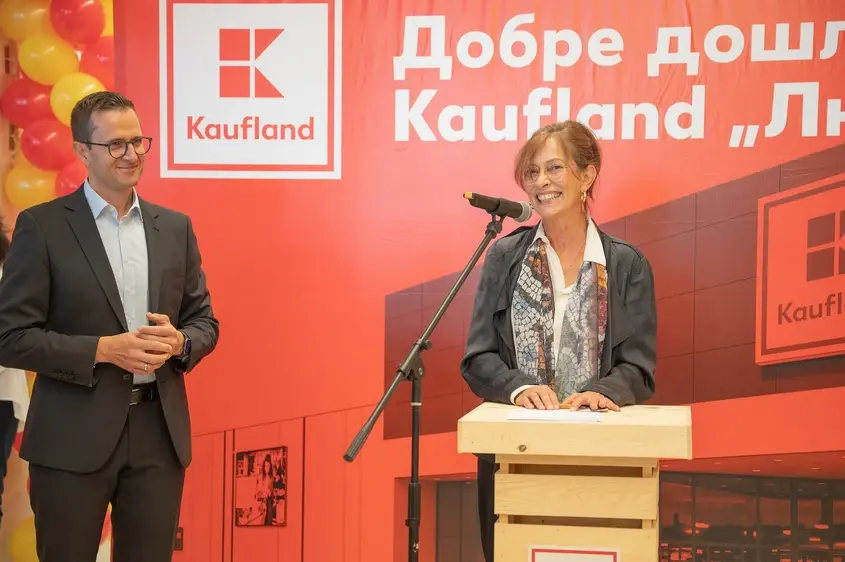 откриване на Kaufland, Иван Чернев, Ирене Планк