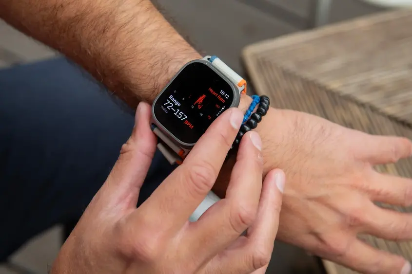 Apple Watch Ultra 2 функции - следене на сърдечната чистота