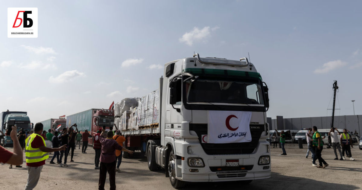 Втори конвой от камиони, превозващи хуманитарна помощ, е влязъл в