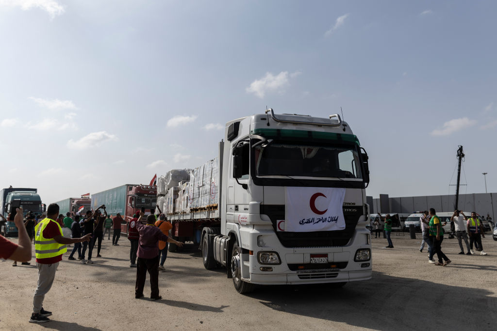 Втори конвой с помощи започна да влиза в Газа