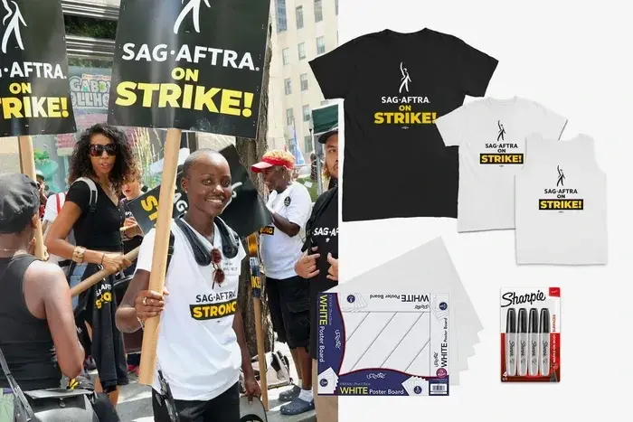 Стачкуващ в Холивуд