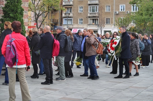 Стотици се събраха на поклонението пред проф. Ивайло Дичев