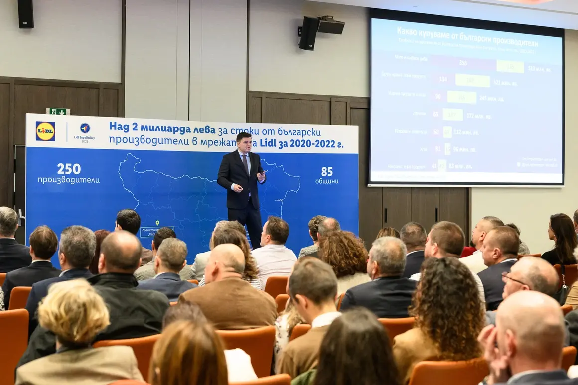 Оборотът на стоки от български производители в Lidl достигна 2 млрд. лева за две години