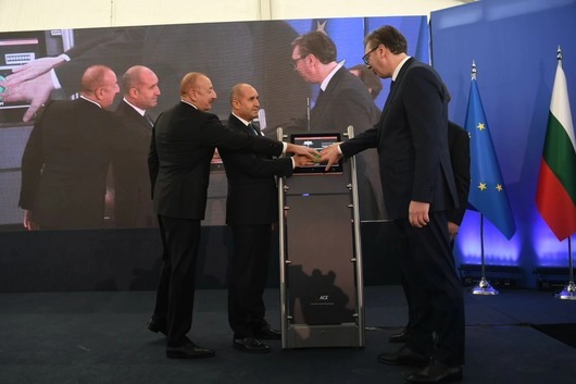 Радев, Вучич и Алиев откриха газовата връзка със Сърбия, която ще "промени енергийната карта на Европа"